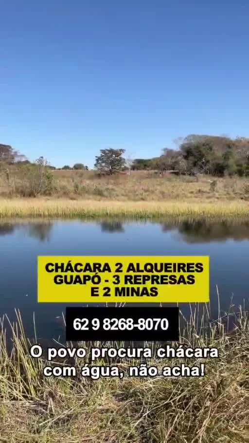 Represa da propriedade, cena do vídeo original