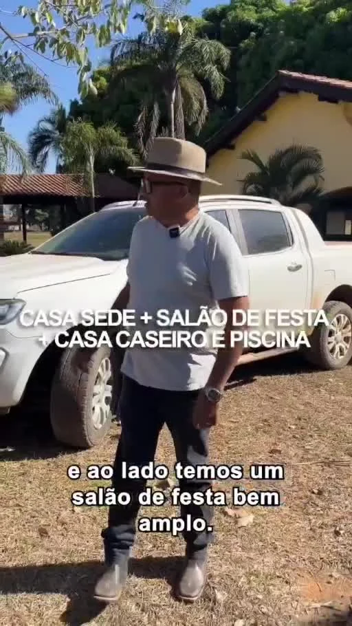 Área da casa, cena do vídeo original