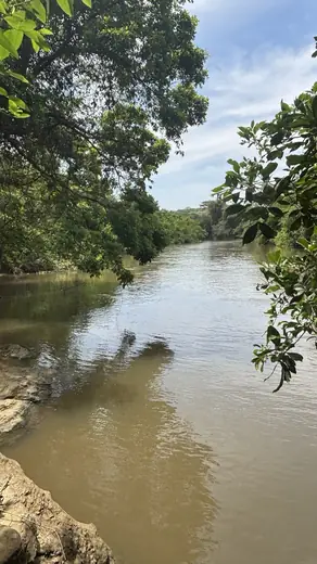 Paisagem do Rio dos Bois em Cezarina